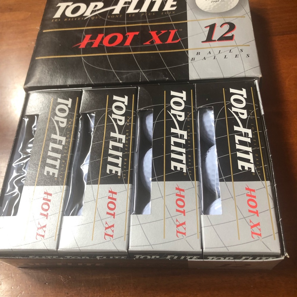 Top-Flite Hot XL Golf Balls - White nwt